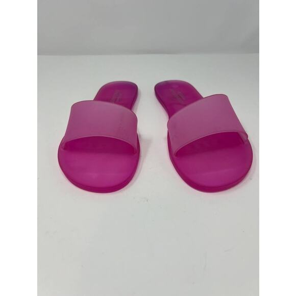 Anthropologie Women's Matisse Jelly Sandal Size 8 Pink Great Condition - Picture 1 of 8